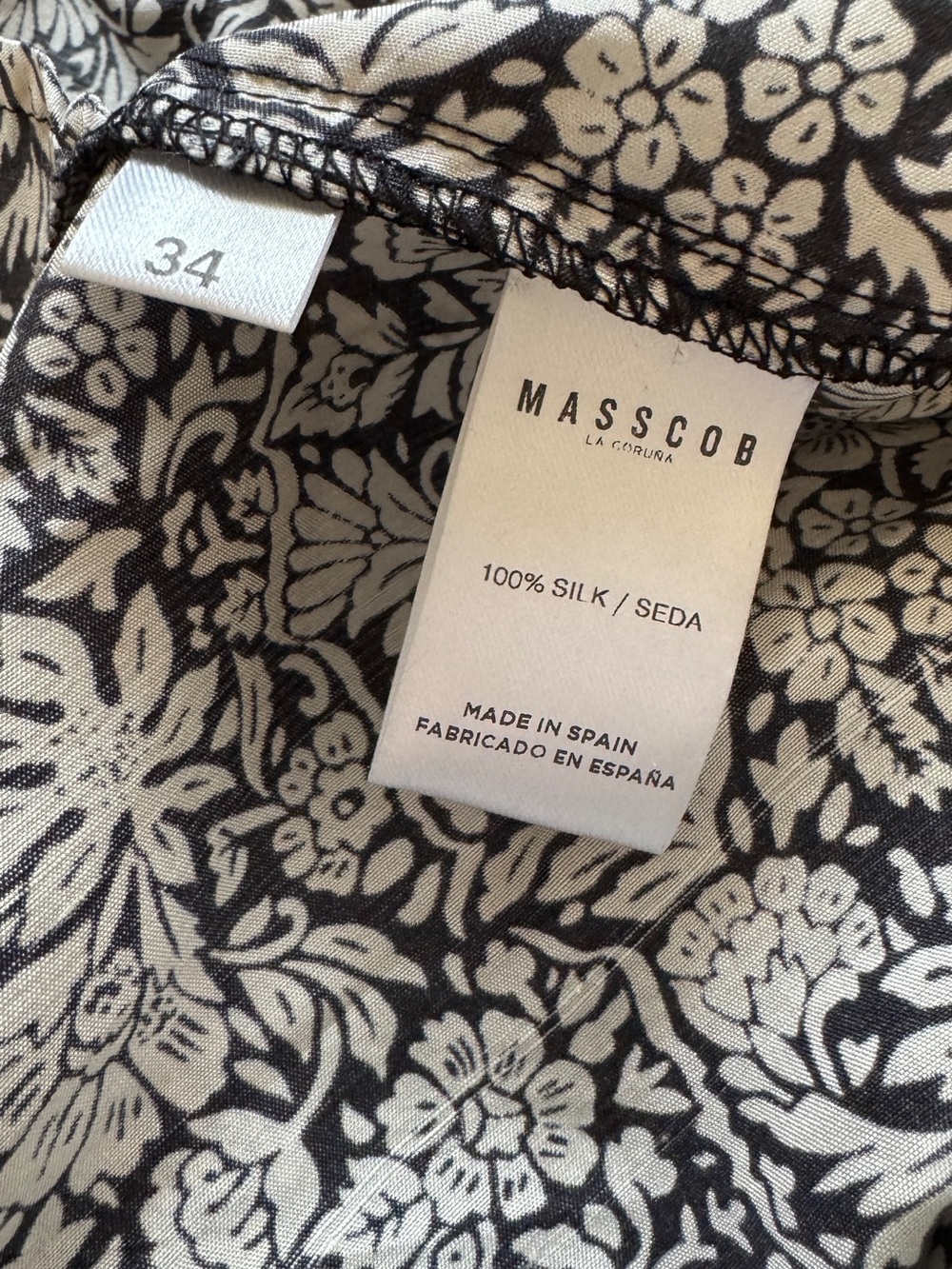 Masscob Belted Silk Pants size XS (FR 34) - Picture 4 of 4